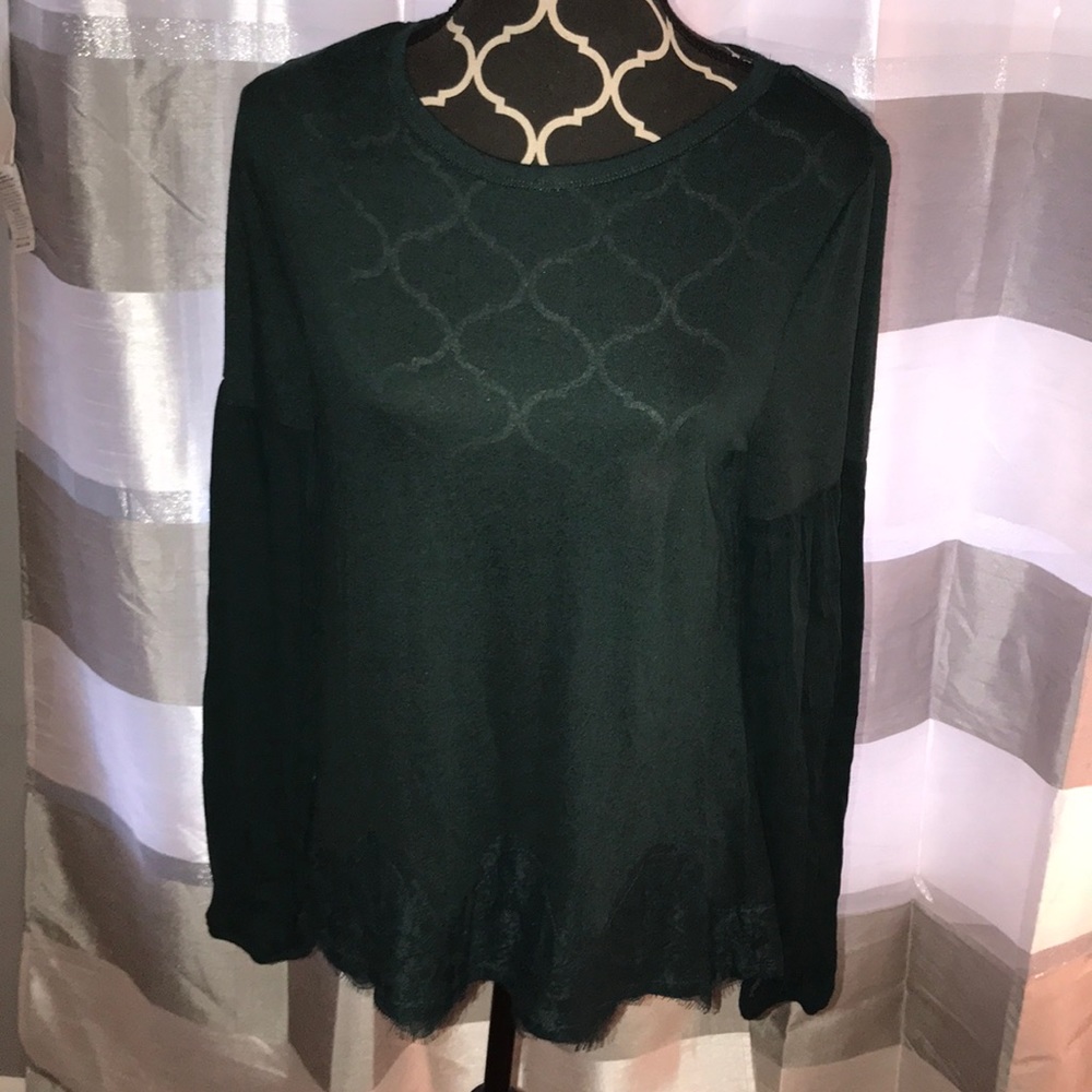 Jolt dark green blouse. Size Medium